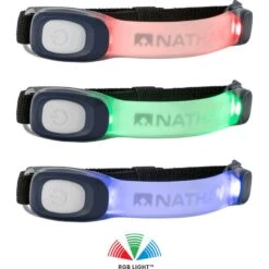 Nathan Sports Pulsera LED - Luz De Seguridad - LightBender Mini R