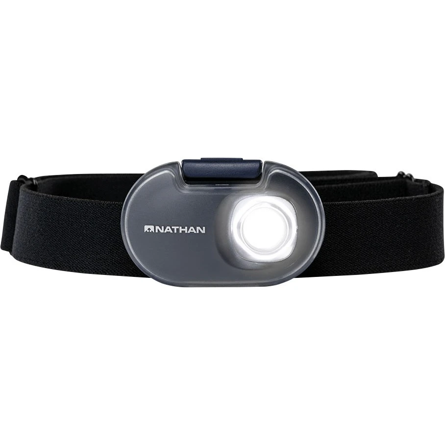 Nathan Sports Cinturón Running Con Luz - Luna Fire 250 RX Run Chest/Waist Light - Light Blue/Nights White 4 Nathan Sports Cinturón Running Con Luz - Luna Fire 250 RX Run Chest/Waist Light - Light Blue/Nights White - Imagen 2