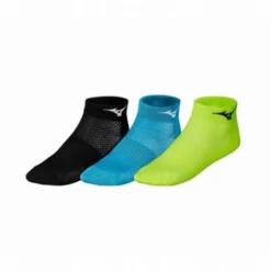 Calcetines Running Mizuno 3pk Amarillo Verde Negro