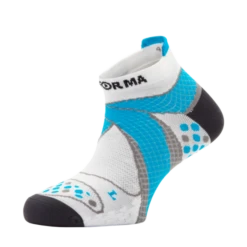 Calcetines Running Verano Enforma Dubai Blanco Azul