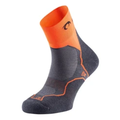 Calcetines Trail Running Lurbel Desafio Four Gris Naranja