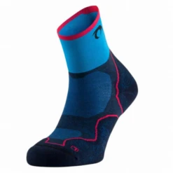 Calcetines Trail Running Lurbel Desafio Four Marino Fucsia