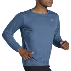 Camiseta Brooks Atmosphere Long Sleeve Azul Hombre -Deportes Ropa Tienda camiseta brooks atmosphere long sleeve azul hombre 2
