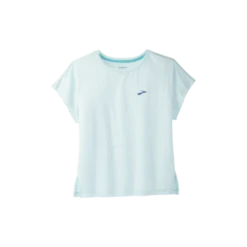 Camiseta M/c Running Brooks Sprint Free Celeste Mujer