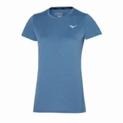 Camiseta Mizuno Impulse Core Tee Azul Mujer