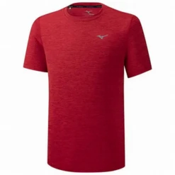 Camiseta Mizuno Impulse Core Tee Rojo Hombre