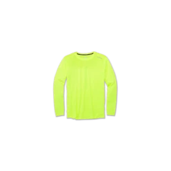 Camiseta Running Brooks Distance Nightlife Amarilla Hombre