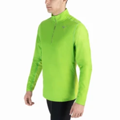Camiseta Running Mizuno Hybrid Dry HZ LS Verde Lima Hombre -Deportes Ropa Tienda camiseta running mizuno hybrid dry hz ls verde lima hombre 3