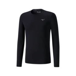 Camiseta Running Mizuno Impulse Core LS Negro Hombre