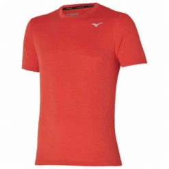 Camiseta Running Mizuno Impulse Core Rojo Hombre