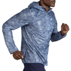 Cortavientos Brooks All Altitude Azul Print Hombre -Deportes Ropa Tienda cortavientos brooks all altitude azul print hombre 2