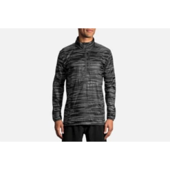Cortavientos Brooks LSD Pullover Gris/negro Hombre -Deportes Ropa Tienda cortavientos brooks lsd pullover grisnegro hombre 1