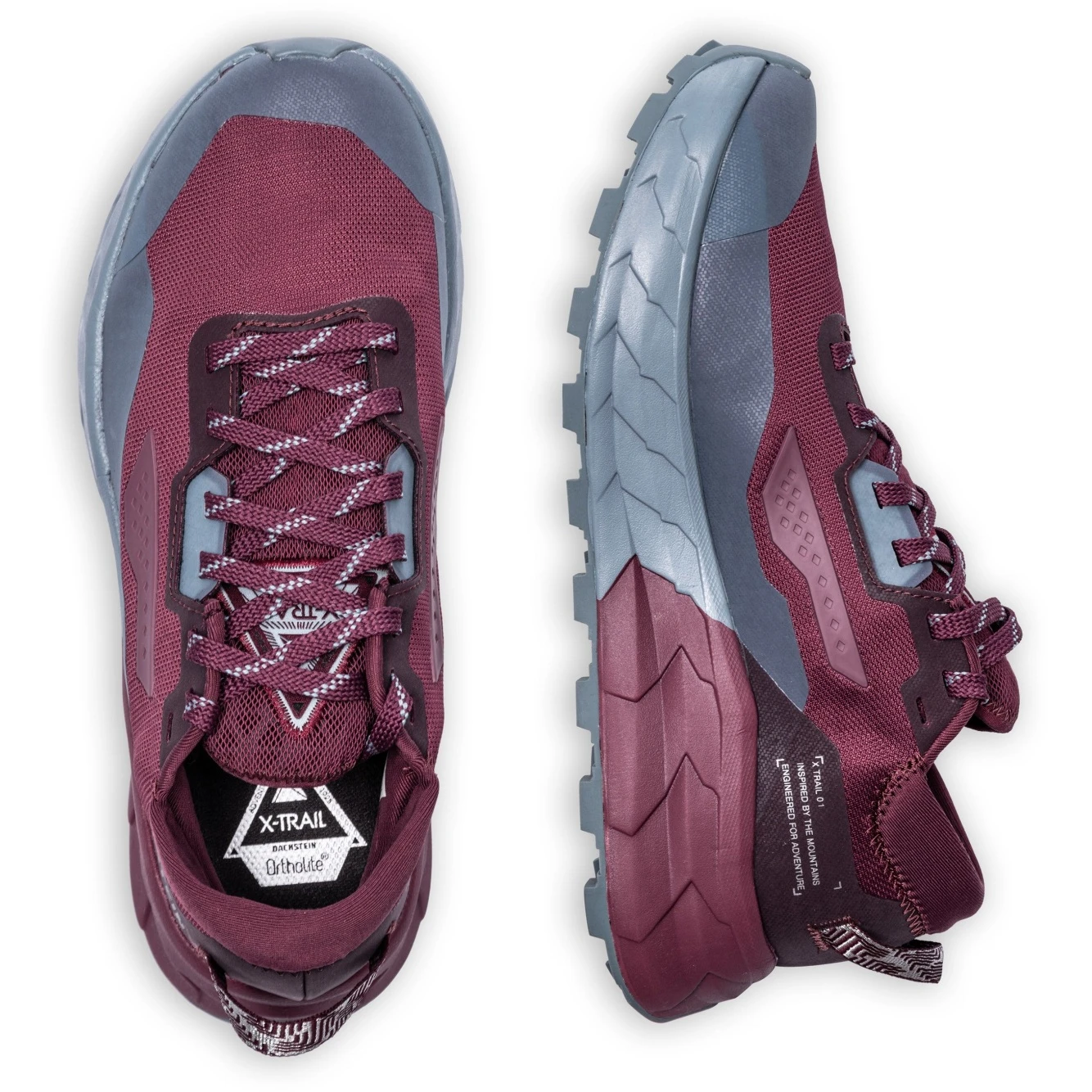 Dachstein Zapatillas Trekking Mujer - X-Trail 01 WMN - Blackberry 5 Dachstein Zapatillas Trekking Mujer - X-Trail 01 WMN - Blackberry - Imagen 3