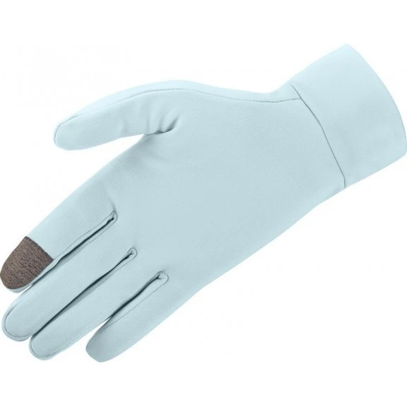 Guantes Running Salomon Agile Warm Glove Azul Claro 4 Guantes Running Salomon Agile Warm Glove Azul Claro - Imagen 2