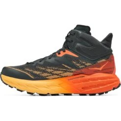 Hoka Zapatillas Running - Speedgoat 5 Mid GTX - Blue Graphite / Amber Yellow -Deportes Ropa Tienda hoka speedgoat 5 mid gtx hiking shoes blue graphite amber yellow 5 1240521