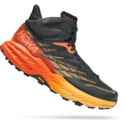 Hoka Zapatillas Running - Speedgoat 5 Mid GTX - Blue Graphite / Amber Yellow -Deportes Ropa Tienda hoka speedgoat 5 mid gtx hiking shoes blue graphite amber yellow 7 1240523
