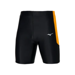 Malla Corta Mizuno Impulse Core Mid Negro Naranja Hombre