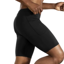 Malla Corta Running Brooks Source 9" Negro Hombre -Deportes Ropa Tienda malla corta running brooks source 9 negro hombre 2