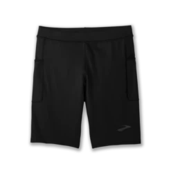 Malla Corta Running Brooks Source 9" Negro Hombre