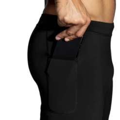 Malla Corta Running Brooks Source 9" Negro Hombre -Deportes Ropa Tienda malla corta running brooks source 9 negro hombre 4