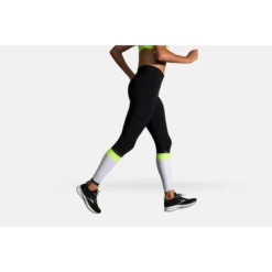 Malla Running Brooks Carbonite 7-8 Negro Flúor Blanco Mujer -Deportes Ropa Tienda malla running brooks carbonite 78 negro fluor blanco mujer 2