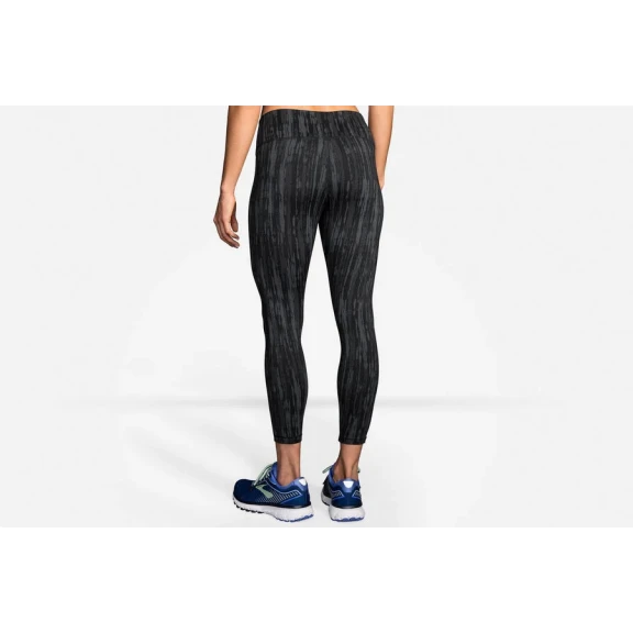 Malla Running Brooks Formation Compressive Crop Gris Mujer 5 Malla Running Brooks Formation Compressive Crop Gris Mujer - Imagen 3