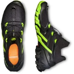 Mammut Zapatillas Hombre - Aegility Pro Mid - Negro-highlime