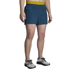 Pantalón Corto Brooks Sherpa 5" 2-in-1 Azul Dorado Hombre -Deportes Ropa Tienda pantalon corto brooks sherpa 5 2in1 azul dorado hombre 1