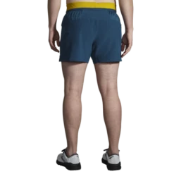 Pantalón Corto Brooks Sherpa 5" 2-in-1 Azul Dorado Hombre -Deportes Ropa Tienda pantalon corto brooks sherpa 5 2in1 azul dorado hombre 2