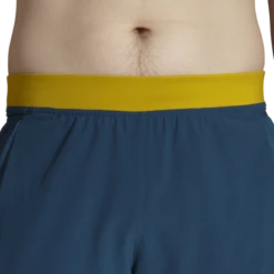 Pantalón Corto Brooks Sherpa 5" 2-in-1 Azul Dorado Hombre -Deportes Ropa Tienda pantalon corto brooks sherpa 5 2in1 azul dorado hombre 4