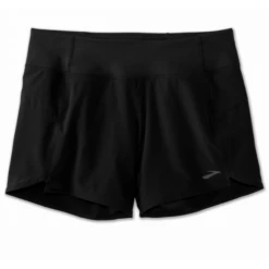 Pantalón Corto Running Brooks Chaser 5" Negro Mujer