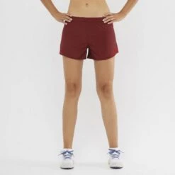 Pantalón Trail Running Salomon Cross Rebel 4" Granate Mujer 10 Pantalón Trail Running Salomon Cross Rebel 4" Granate Mujer -Deportes Ropa Tienda pantalon trail running salomon cross rebel 4 granate mujer 3