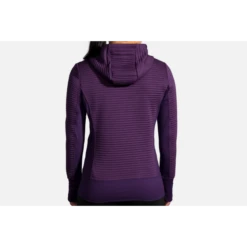 Deportes Ropa Tienda -Deportes Ropa Tienda sudadera running brooks flyby hoodie morado mujer 1