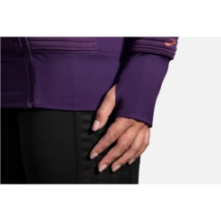 Sudadera Running Brooks Fly-By Hoodie Morado Mujer 8 Sudadera Running Brooks Fly-By Hoodie Morado Mujer -Deportes Ropa Tienda sudadera running brooks flyby hoodie morado mujer 2