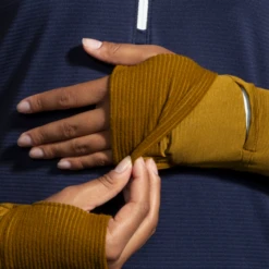 Sudadera Running Brooks Notch Thermal 2.0 Azul Marrón Mujer -Deportes Ropa Tienda sudadera running brooks notch thermal 20 azul marron mujer 4