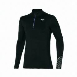 Sudadera Running Mizuno Active Warmalite HZ LS Negro Hombre