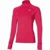 Sudadera Running Mizuno Active Warmalite HZ Rosa Mujer -Deportes Ropa Tienda sudadera running mizuno active warmalite hz rosa mujer