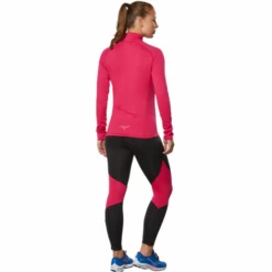 Sudadera Running Mizuno Active Warmalite HZ Rosa Mujer -Deportes Ropa Tienda sudadera running mizuno active warmalite hz rosa mujer 2