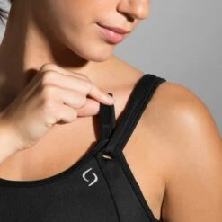 Sujetador Deportivo Brooks Fiona Negro Mujer -Deportes Ropa Tienda sujetador deportivo brooks fiona negro mujer 2