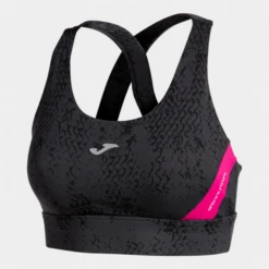 Sujetador Deportivo Joma R-City Negro Mujer
