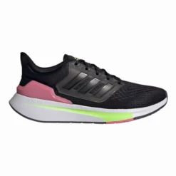 Zapatillas Adidas EQ21 Run Negro Gris Rosa Mujer