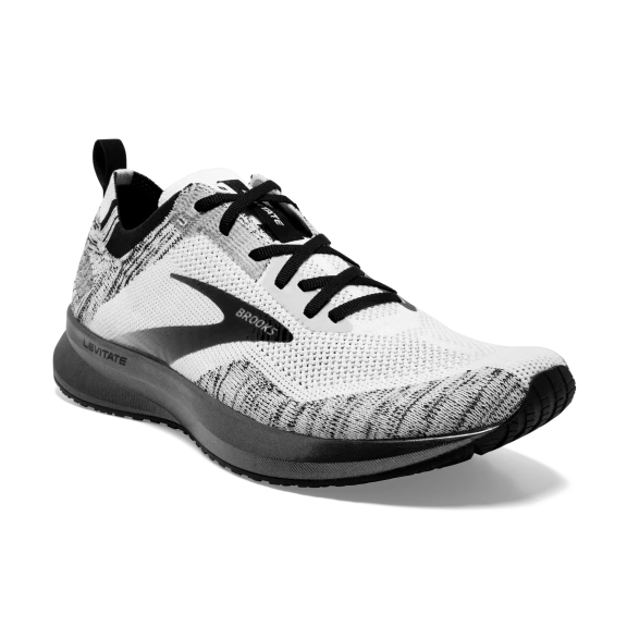 Zapatillas Running Brooks Levitate 4 Blanco Negro Hombre 5 Zapatillas Running Brooks Levitate 4 Blanco Negro Hombre - Imagen 3