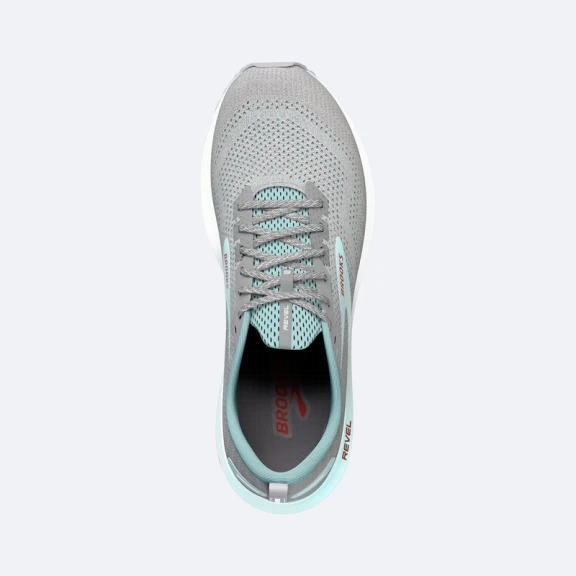Zapatillas Running Brooks Revel 6 Gris Verde Mujer 7 Zapatillas Running Brooks Revel 6 Gris Verde Mujer - Imagen 5