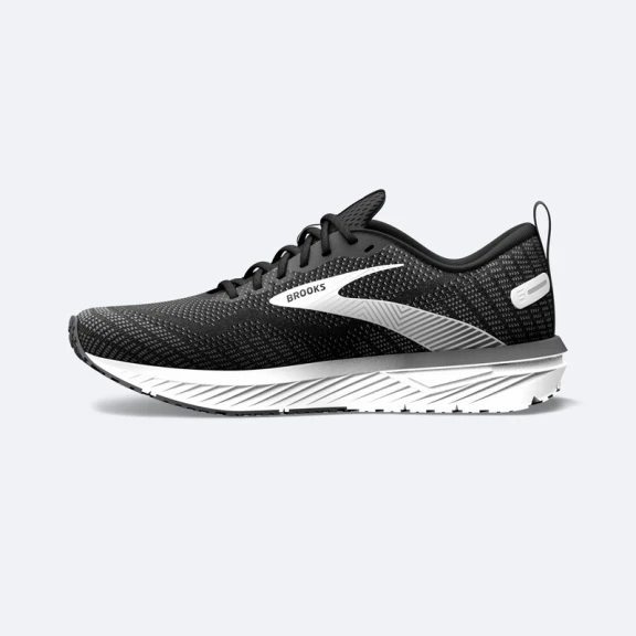 Zapatillas Running Brooks Revel 6 Negro Blanco Mujer 4 Zapatillas Running Brooks Revel 6 Negro Blanco Mujer - Imagen 2