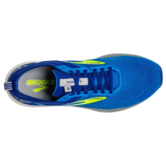Zapatillas Running Brooks Ricochet 3 Azul Amarillo Hombre 7 Zapatillas Running Brooks Ricochet 3 Azul Amarillo Hombre - Imagen 5