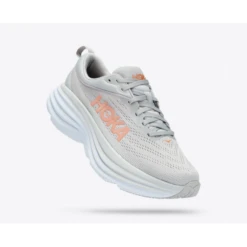 Zapatillas Running Hoka Bondi 8 Gris Mujer -Deportes Ropa Tienda zapatillas running hoka bondi 8 gris mujer 3