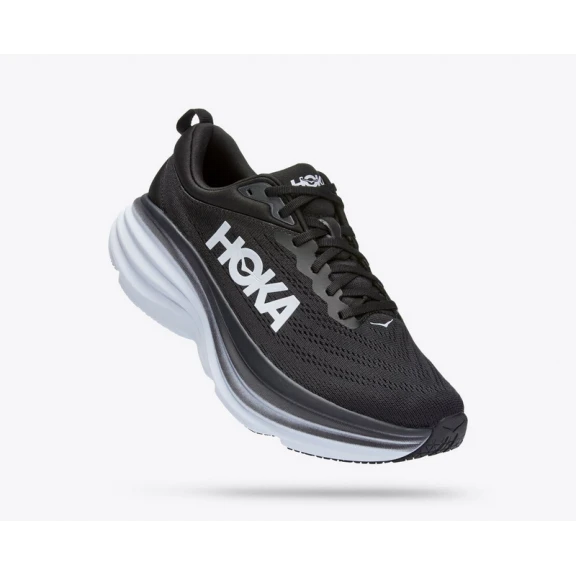 Zapatillas Running Hoka Bondi 8 Negro Blanco Hombre 5 Zapatillas Running Hoka Bondi 8 Negro Blanco Hombre - Imagen 3