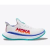 Zapatillas Running Hoka Carbon X 3 Blanco Azul Fuego Hombre