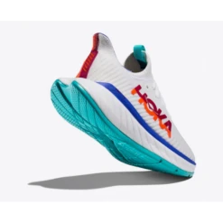 Zapatillas Running Hoka Carbon X 3 Blanco Azul Fuego Hombre -Deportes Ropa Tienda zapatillas running hoka carbon x 3 blanco azul fuego hombre 5