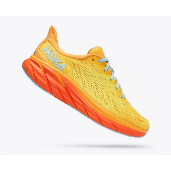 Zapatillas Running Hoka Clifton 8 Amarillo Naranja Hombre 5 Zapatillas Running Hoka Clifton 8 Amarillo Naranja Hombre - Imagen 3